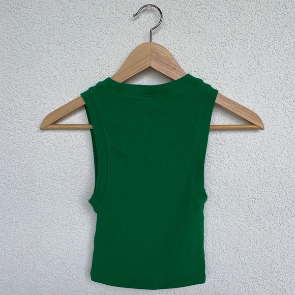 GREEN ZARA TANK TOP! - Picture 2 of 3